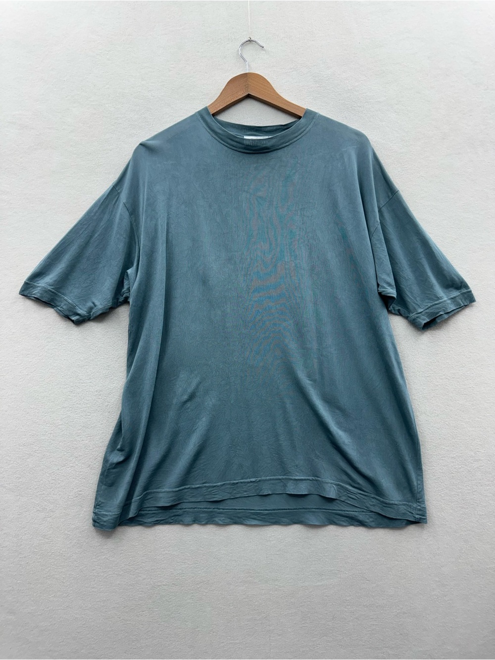 Go Silk Women’s 1 (1X) Blue Short Sleeve Silk Top Vintage